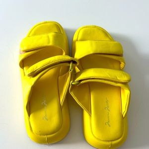 Velcro strap sandals worn 1x